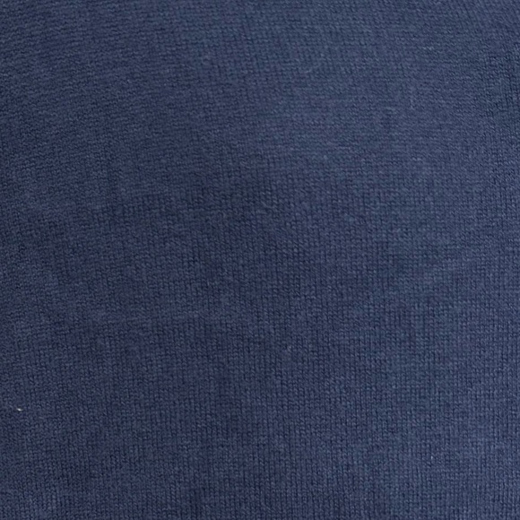 NWT Christian Lacroix Polo Sweater Cashmere Silk Cotton Blend Mens XL Blue Lux - Picture 3 of 8